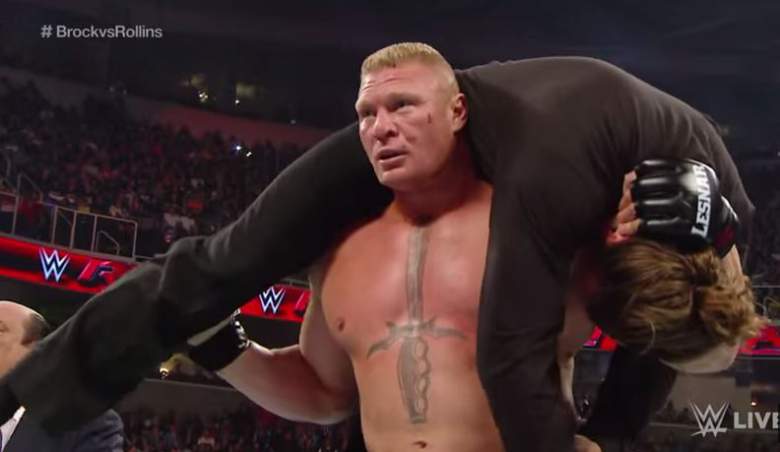 wwe monday night raw brock lesnar